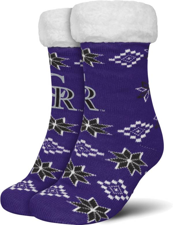 FOCO Colorado Rockies Cozy Socks