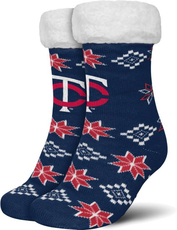 FOCO Minnesota Twins Cozy Socks