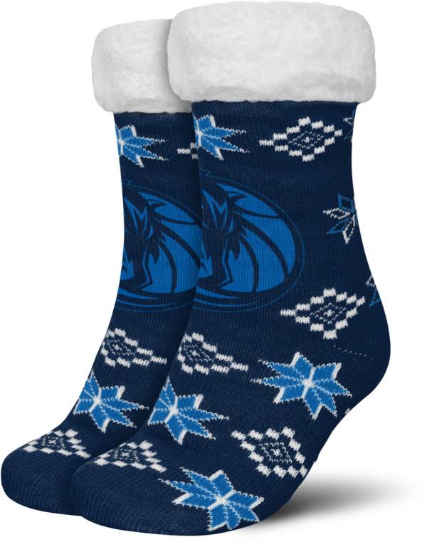 FOCO Dallas Mavericks Cozy Footy Slippers