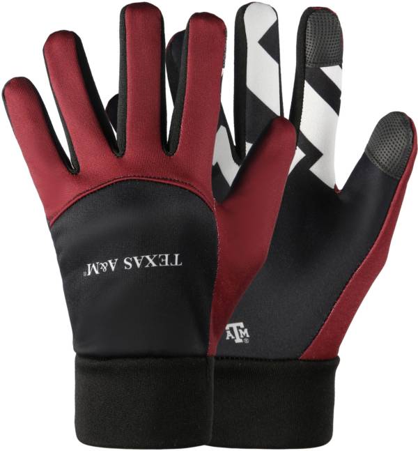 FOCO Texas A&M Aggies Palm Logo Texting Gloves