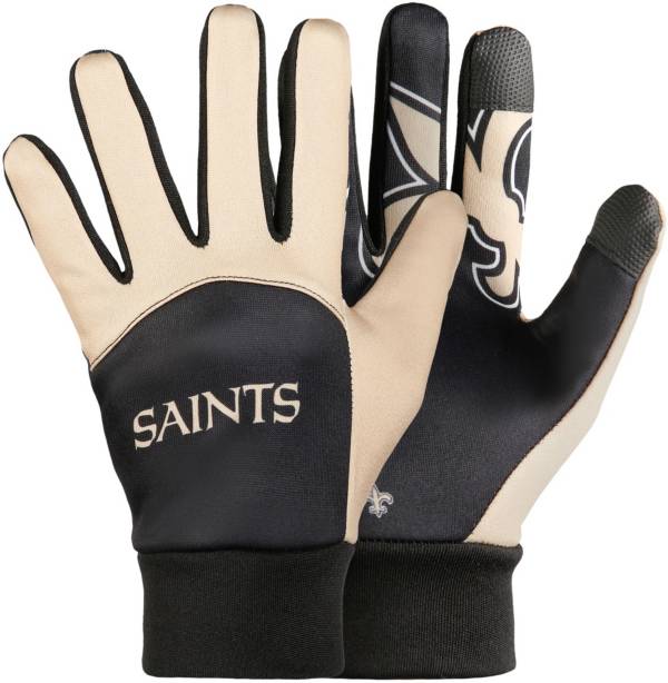 FOCO New Orleans Saints Palm Logo Texting Gloves