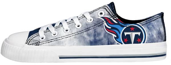 FOCO Women's Tennessee Titans Tie Dye Canvas Shoes