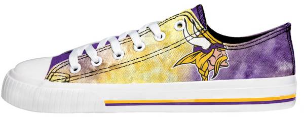 FOCO Women's Minnesota Vikings Tie Dye Canvas Shoes product image