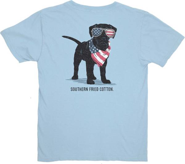 Southern Fried Cotton Boys' American Puppy Short Sleeve Graphic T-Shirt