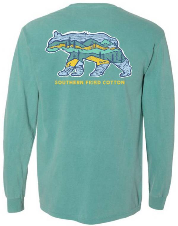 Southern Fried Cotton Big Bear Long Sleeve T-Shirt