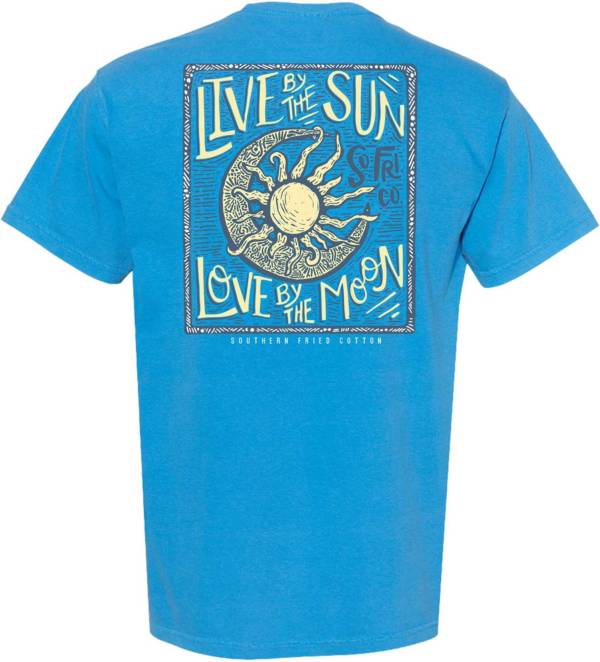 Southern Fried Cotton Women's Sun And Moon Short Sleeve Graphic T-Shirt