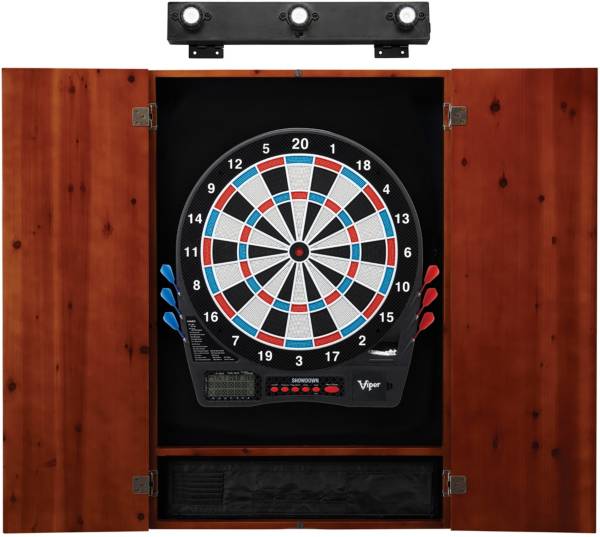 Viper Cabinet & Shadow Buster Dartboard Light Bundle