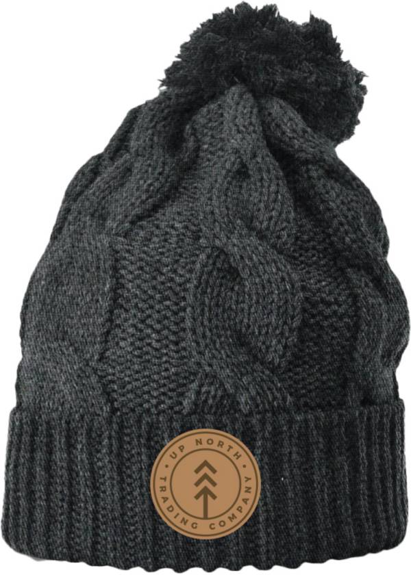 Up North Trading Company Round Lake Chunky Twist Pom Beanie