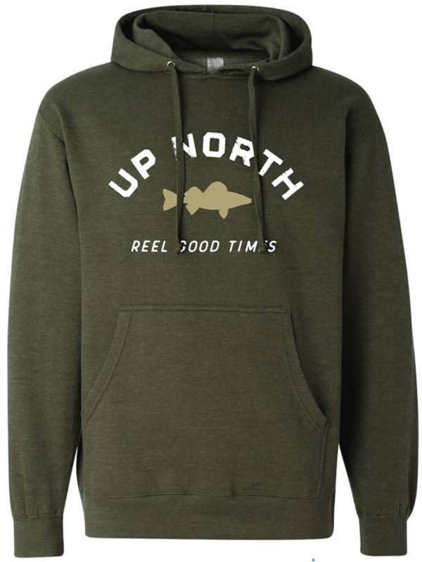 Up North Trading Company Men's Fish Hoodie