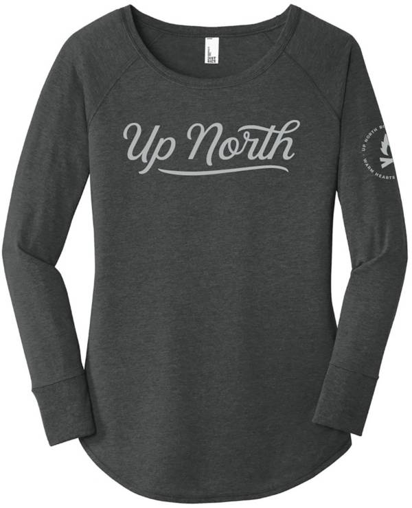 Up North Women's Navy MN Long-Sleeved T-Shirt product image