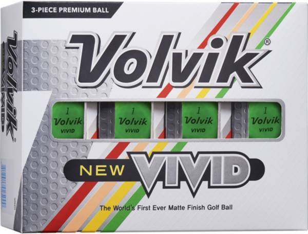Volvik 2022 Vivid Matte Green Golf Balls