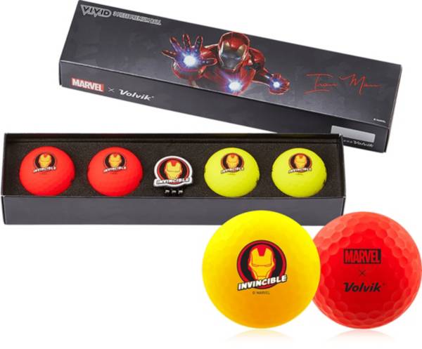 Volvik X Marvel Iron Man Golf Ball Gift Set
