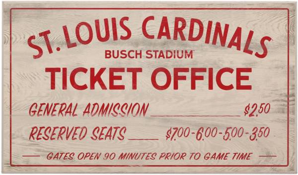 Open Road St. Louis Cardinals Ticket Office Sign product image
