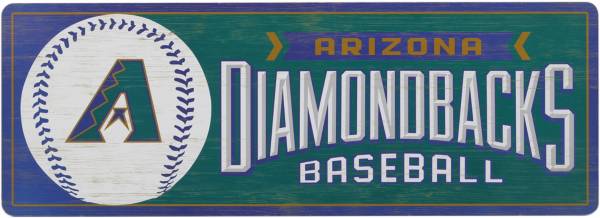 Open Road Arizona Diamondbacks Traditions Wood Sign