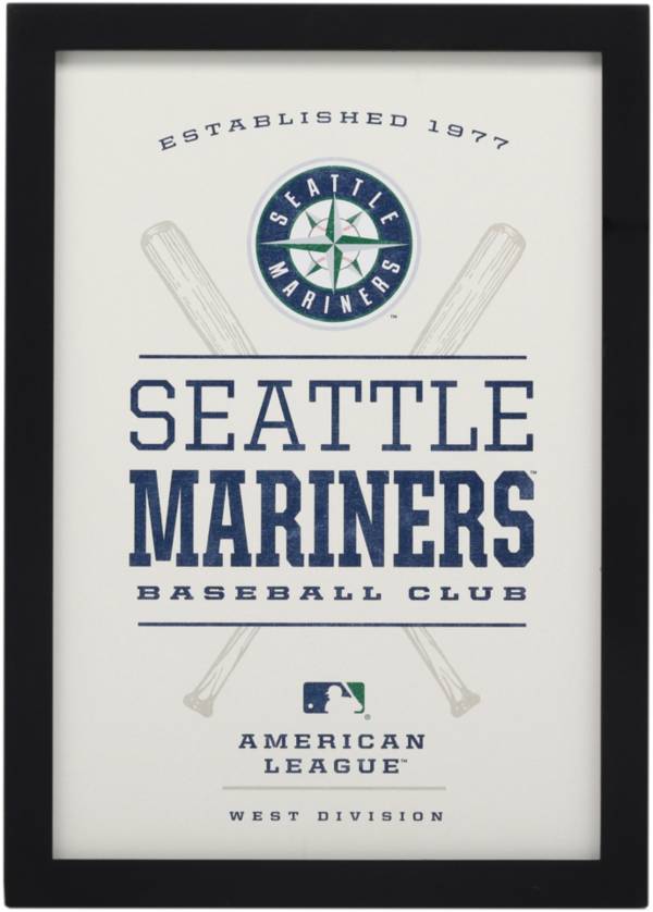 Open Road Seattle Mariners Framed Wood Sign product image