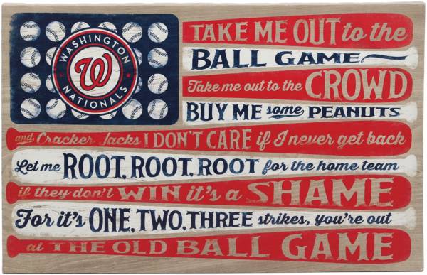 Open Road Washington Nationals Ball Game Canvas product image