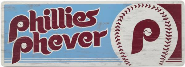 Open Road Philadelphia Phillies Traditions Wood Sign