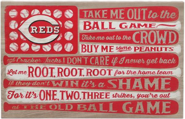 Open Road Cincinnati Reds Ball Game Canvas