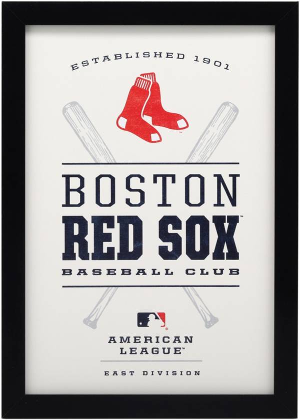 Open Road Boston Red Sox Framed Wood Sign