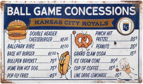 Open Road Kansas City Royals Concessions Sign product image