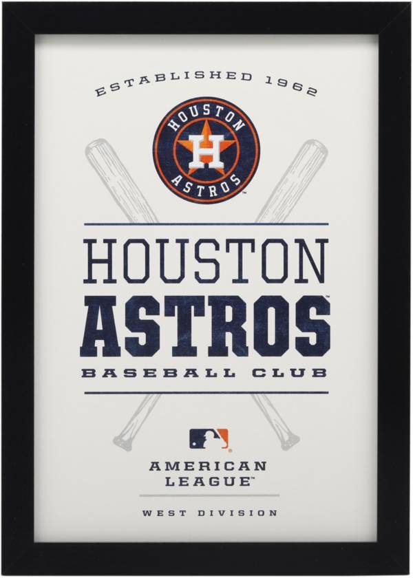 Open Road Houston Astros Framed Wood Sign