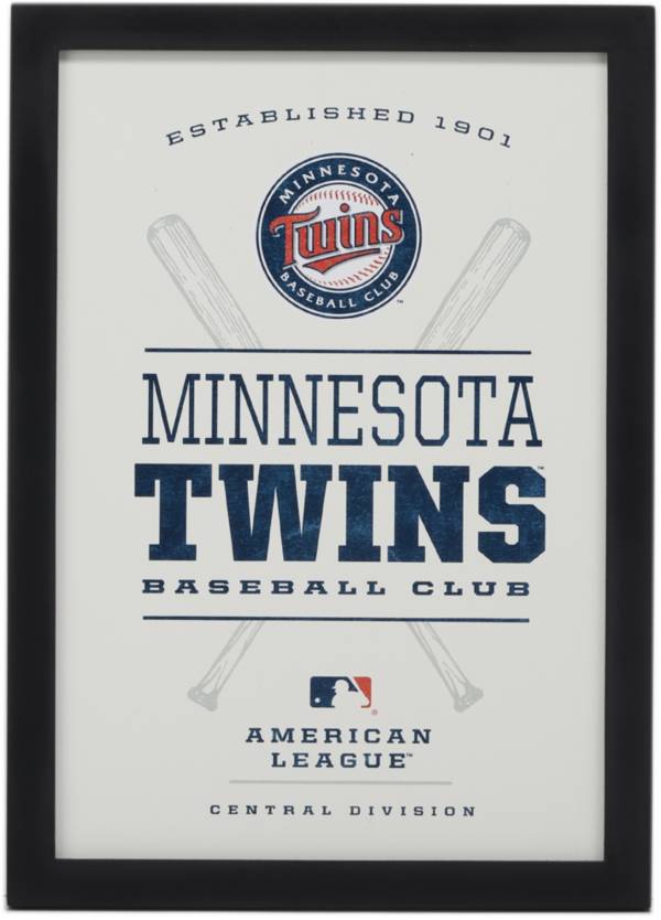 Open Road Minnesota Twins Framed Wood Sign product image
