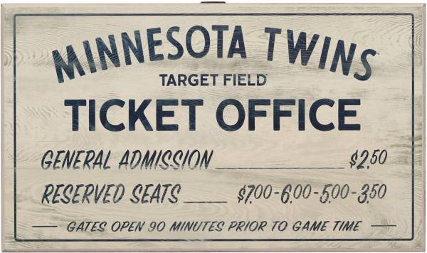 Open Road Minnesota Twins Ticket Office Sign