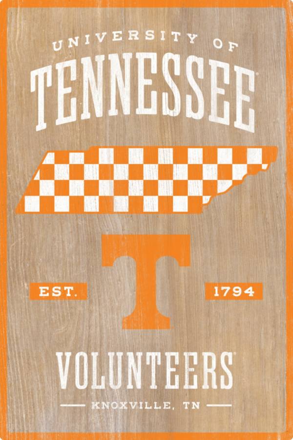 Open Road Tennessee Volunteers State Wood Sign product image
