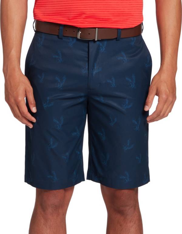Walter Hagen Men's Perfect 11 USA Eagle Print 10" Golf Shorts