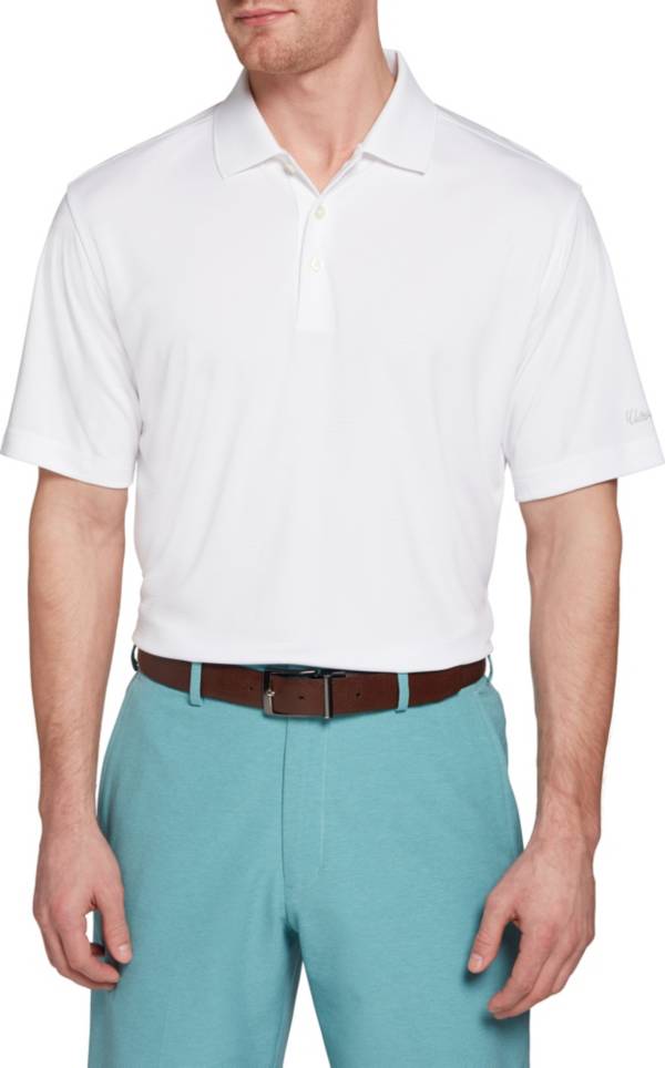 Walter Hagen Men's Essentials Stripe Golf Polo