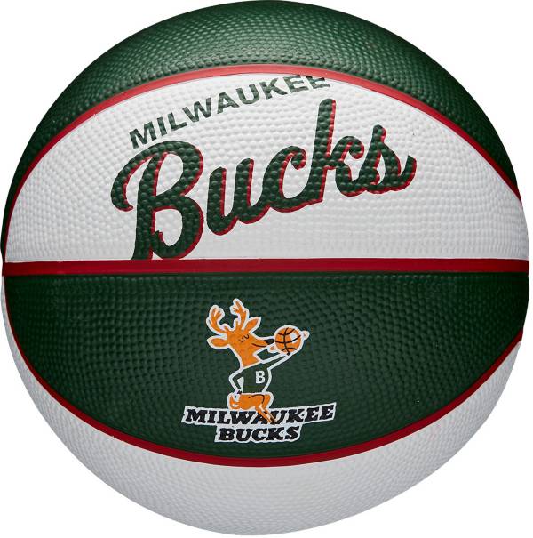 Wilson Milwaukee Bucks Retro Mini Basketball