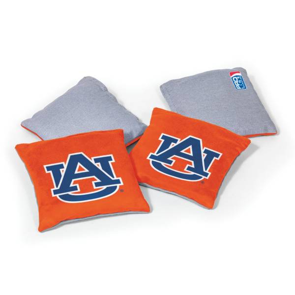 Wild Sports Auburn Tigers 4 pack Logo Bean Bag Set