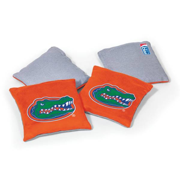 Wild Sports Florida Gators 4 pack Logo Bean Bag Set