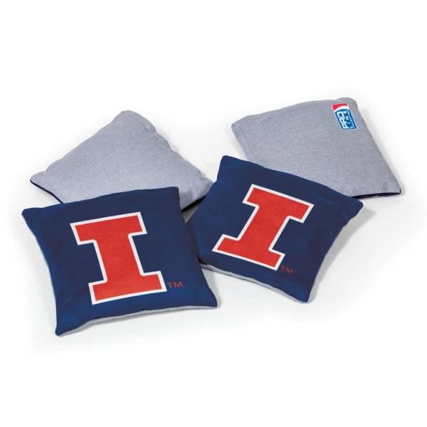 Wild Sports Illinois Fighting Illini 4 pack Logo Bean Bag Set product image