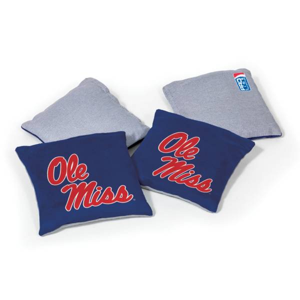 Wild Sports Ole Miss Rebels 4 pack Logo Bean Bag Set