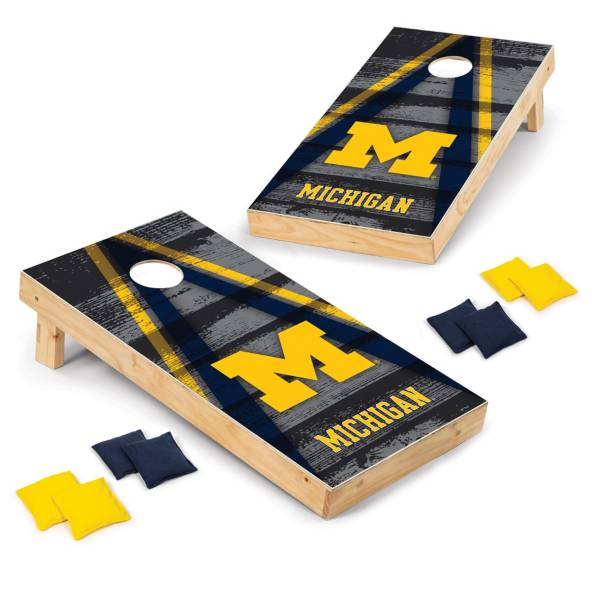 Wild Sports Michigan Wolverines 2x4 Vintage Tailgate Toss