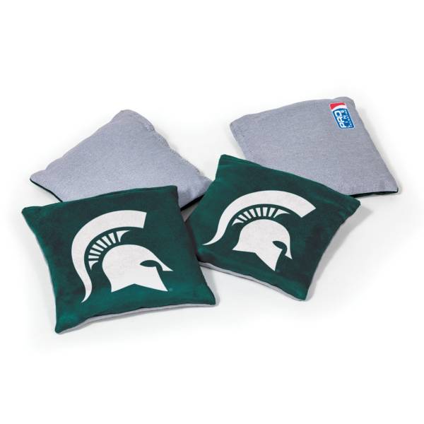 Wild Sports Michigan State Spartans 4 pack Bean Bag Set