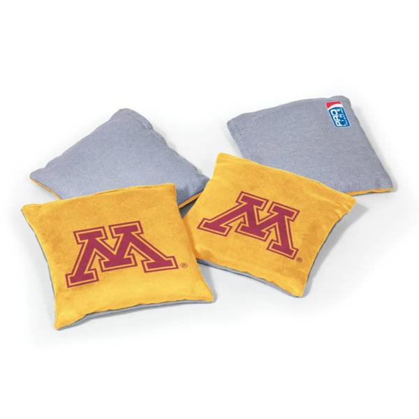 Wild Sports Minnesota Golden Gophers 4 pack Bean Bag Set