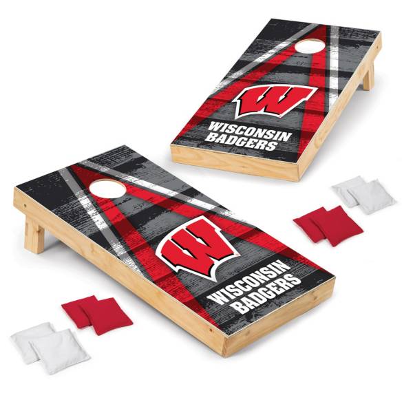 Wild Sports Wisconsin Badgers 2x4 Vintage Tailgate Toss