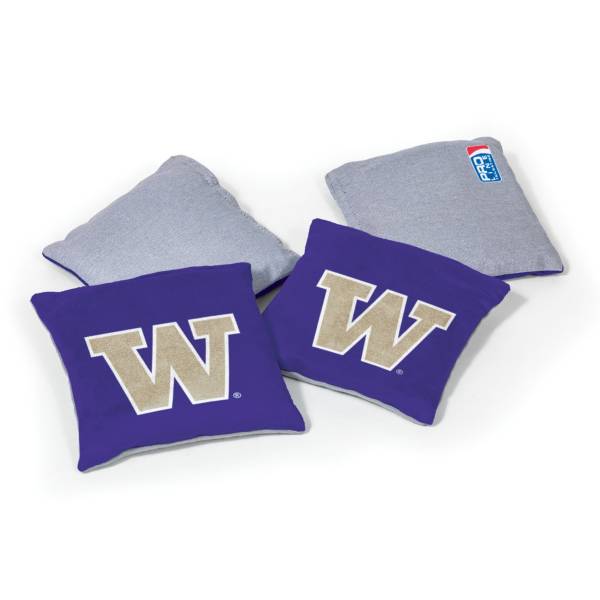 Wild Sports Washington Huskies 4 pack Bean Bag Set