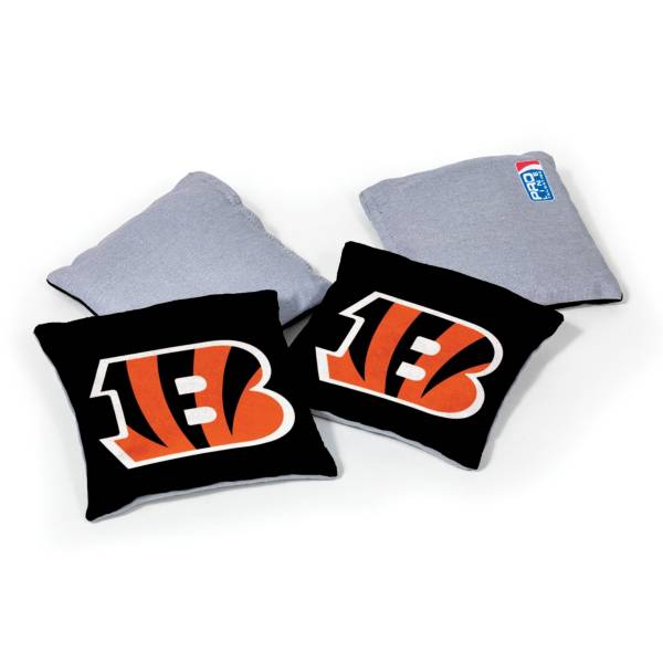 Wild Sports Cincinnati Bengals 4 pack Logo Bean Bag Set product image