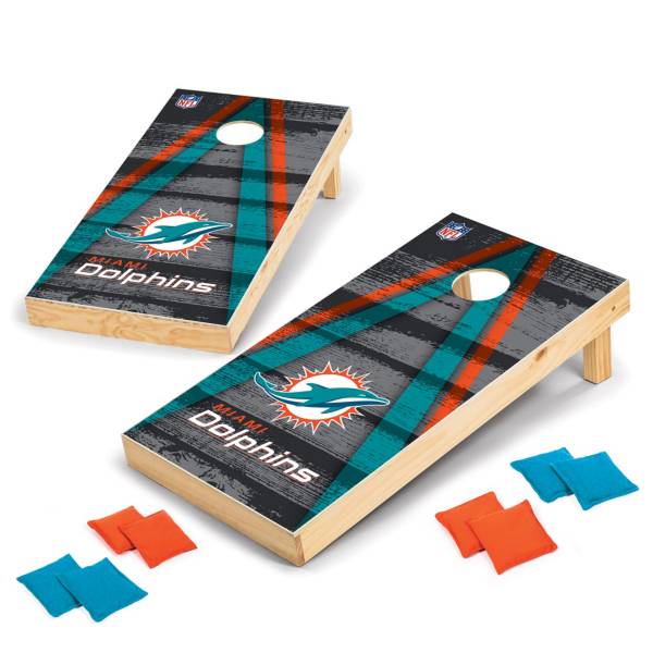 Wild Sports Miami Dolphins 2x4 Vintage Tailgate Toss