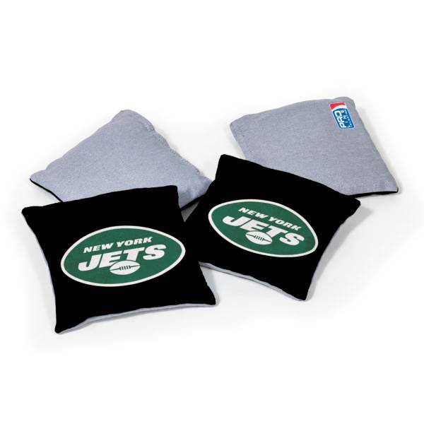 Wild Sports New York Jets 4 pack Logo Bean Bag Set product image