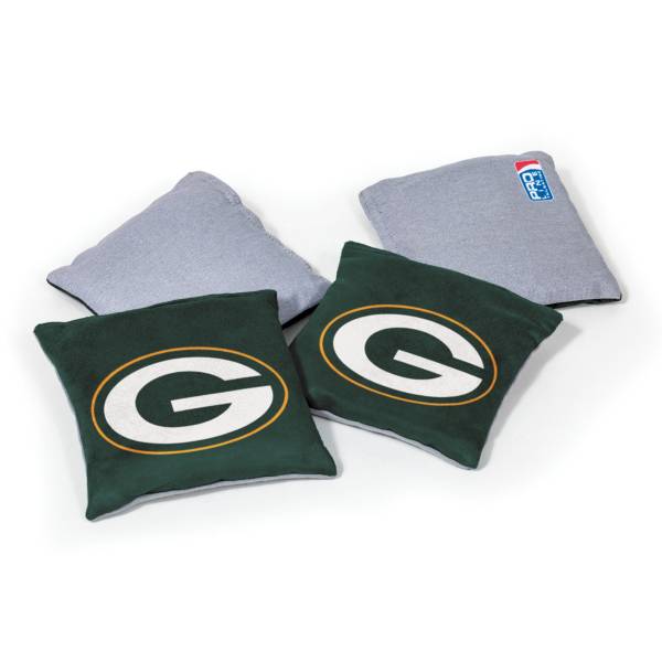 Wild Sports Green Bay Packers 4 pack Bean Bag Set