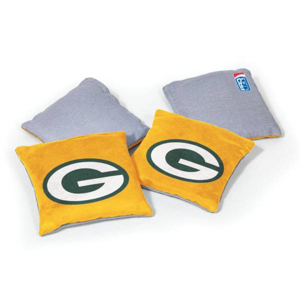 Wild Sports Green Bay Packers 4 pack Logo Bean Bag Set