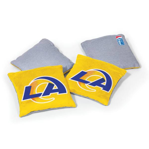 Wild Sports Los Angeles Rams 4 pack Logo Bean Bag Set product image