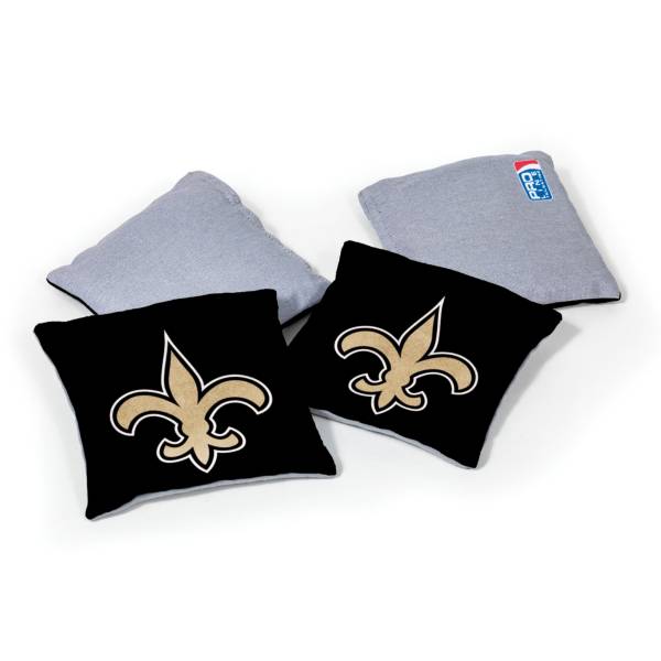 Wild Sports New Orleans Saints 4 pack Logo Bean Bag Set