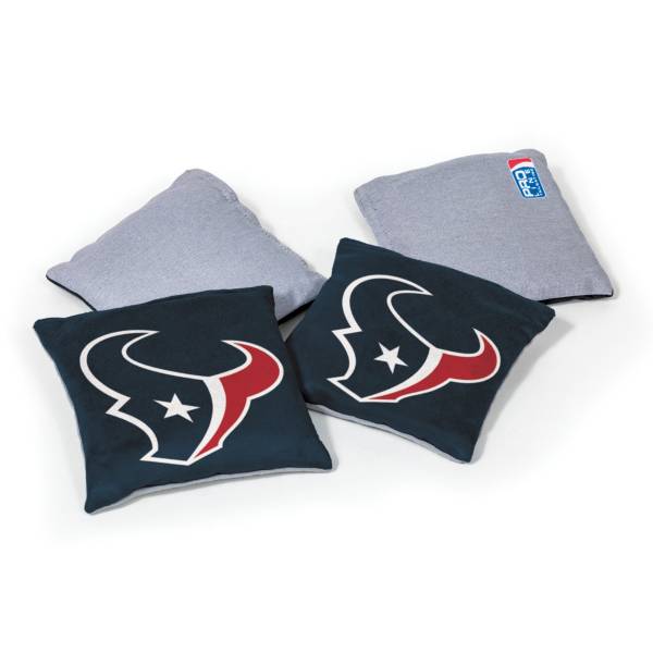 Wild Sports Houston Texans 4 pack Bean Bag Set