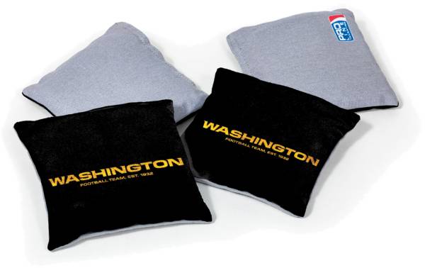 Wild Sports Washington Football Team 4 pack Logo Bean Bag Set