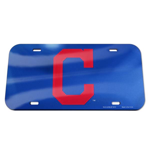 WinCraft Cleveland Indians License Plate
